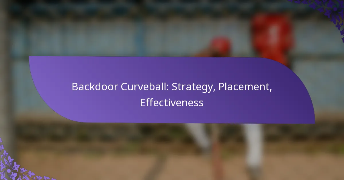 Backdoor Curveball: Strategy, Placement, Effectiveness