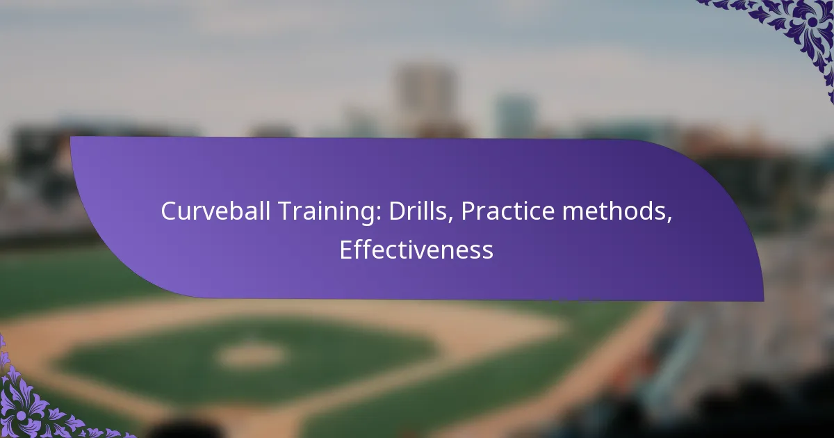 Curveball Training: Drills, Practice methods, Effectiveness